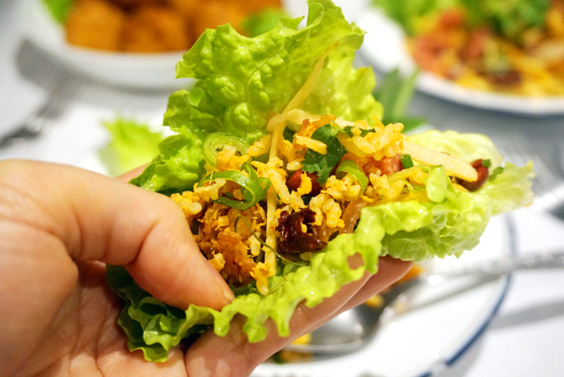 Image presents Crispy Rice Salad with Fermented Pork Recipe 10