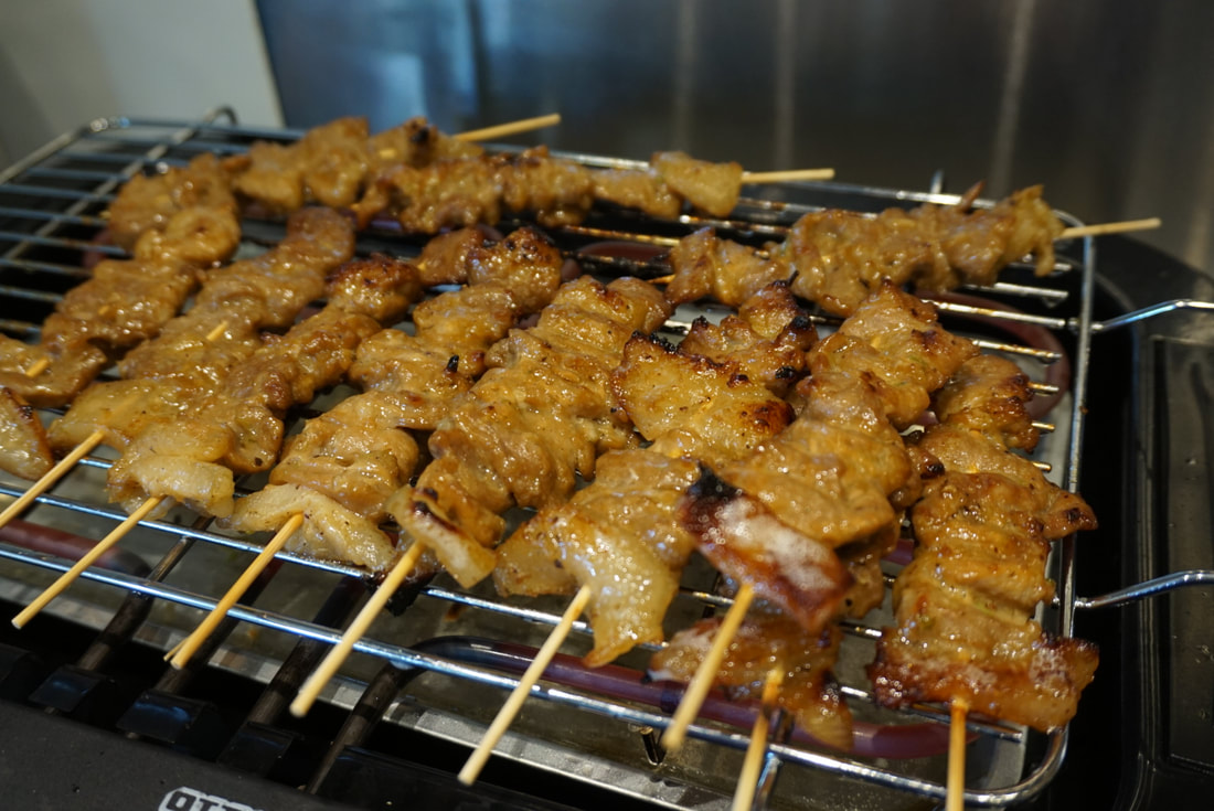 Image presents Grilled Pork Skewers with Sticky Rice 5