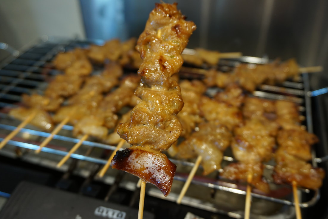 Image presents Grilled Pork Skewers with Sticky Rice 6