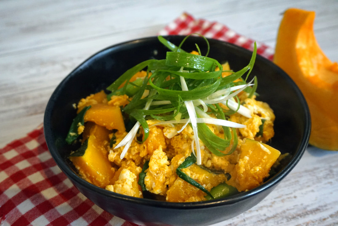 Khao Keang dishes part 2: Stir fried pumpkins with eggs