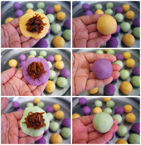 Image presents Thai Coconut Balls Recipe 3