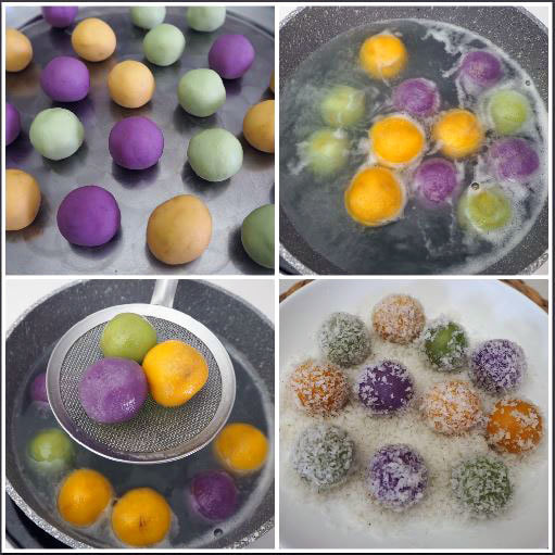 Image presents Thai Coconut Balls Recipe 4