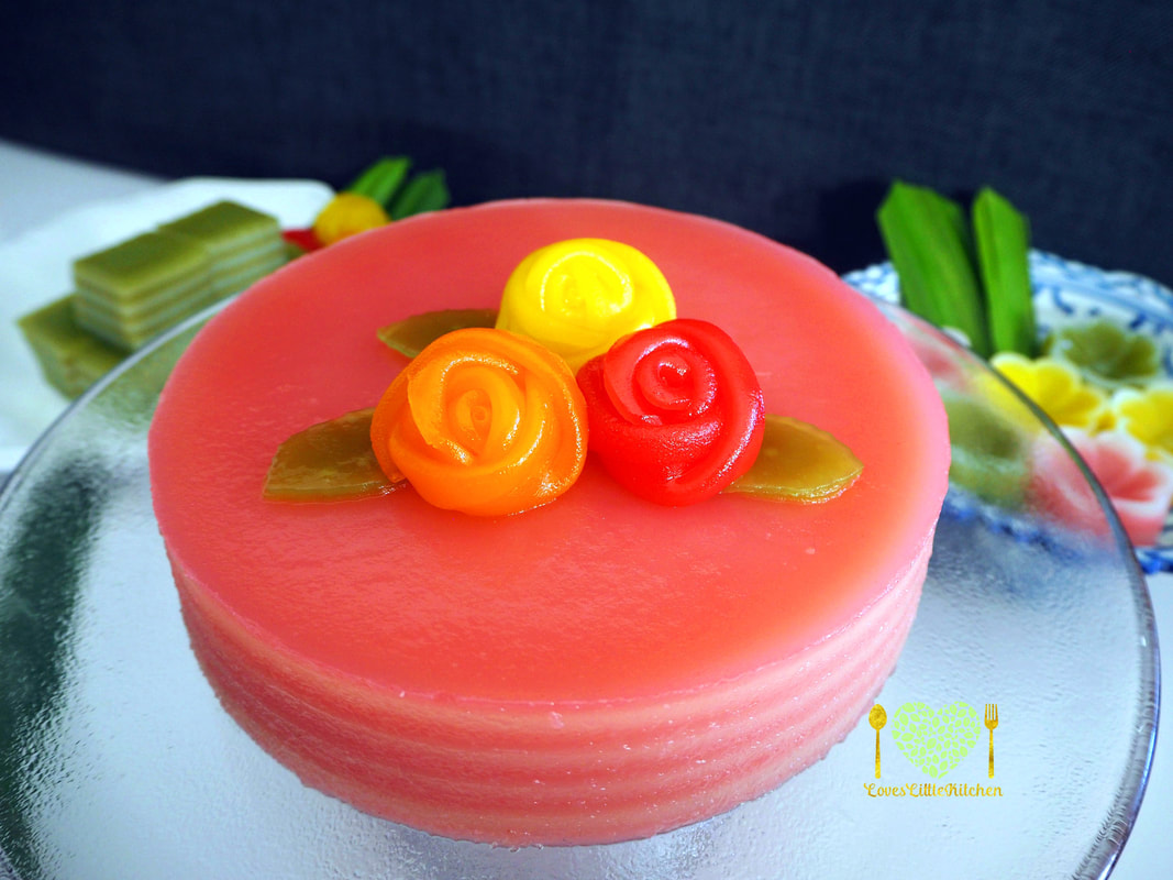 Image presents Thai Layered Dessert Recipe 2